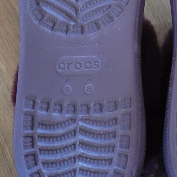 CROCS Furever Crush Clogs in Red Cherry - Picture 5 of 5